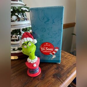Grinchy Claus Hallmark Dr Seuss Figurine How the Grinch Stole Christmas